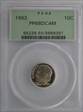 1963 10C PR68DCAM