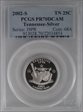 2002-S 25C Tennessee Silver PR70DCAM