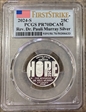2024-S 25C Rev. Dr. Pauli Murray Silver First Strike PR70DCAM