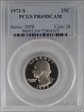 1973-S 25C PR69DCAM