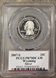 2007-S 25C Wyoming Silver PR70DCAM