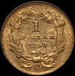 1859-C G$1 AU53