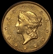 1849-C G$1 Closed Wreath AU50