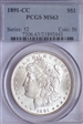 1891-CC $1 MS63