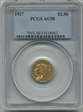 1927 $2.50 AU58