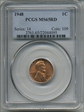 1948 1C MS65RD