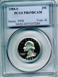 1988-S 25C PR69DCAM