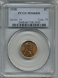 1938 1C MS66RD