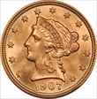 1907 $2.50 MS64+