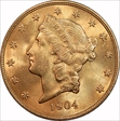 1904 $20 MS64+