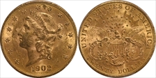 1902-S $20 MS61