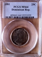 1981 25C MS64
