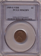 1909-S VDB 1C MS62BN