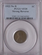 1922 No D 1C Strong Reverse VF35BN
