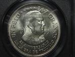 1955 Peso Trujillo Regime KM-23  Ag MS64