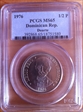 1976 1/2 P Duarte Centennial MS65