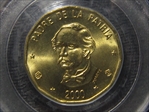2000 Peso DUARTE below bust MS65