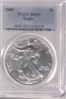 2000 $1 Silver Eagle MS69