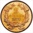 1870 G$1 PR65