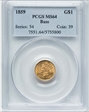 1859 G$1 MS64