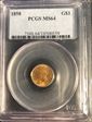 1858 G$1 MS64