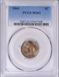 1863 1C MS62
