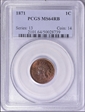 1871 1C MS64RB