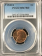 1940-S 1C MS67RD