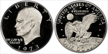 1973-S $1 Silver PR69DCAM
