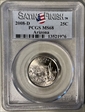 2008-D 25C Arizona Satin Finish SP68