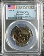 2018-S $1 Native American, Reverse Proof 50th Anniversary Set First Strike PR70