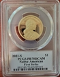 2021-S $1 Native American First Strike Cleveland Native American PR70DCAM