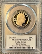 2024-S 25C Celia Cruz First Strike  Cleveland Eagle with Sun PR70DCAM