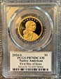 2024-S $1 Native American First Day of Issue Leonard Buckley Signature PR70DCAM
