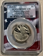 2025-S $1 Native American Advanced Release Flag Picture Frame PR70DCAM