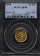 1903 $2.50 AU58
