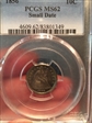 1856 10C Small Date MS62