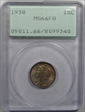 1938 10C MS66FB