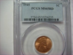 1945 1C MS65RD