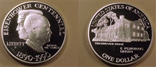 1990-P $1 Eisenhower PR69DCAM