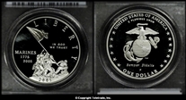 2005-P $1 Marine Corps PR70DCAM
