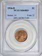 1916-D 1C MS64RD
