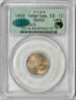 1858 1C Large Letters MS65