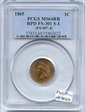 1865 1C RPD FS-301, S-1 MS64RB