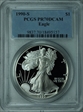 1990-S $1 Silver Eagle PR70DCAM