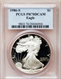 1986-S $1 Silver Eagle PR70DCAM