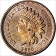 1860 1C Pointed Bust MS64+