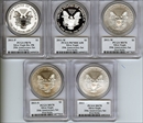 2011-P $1 Silver Eagle Rev PR 25th Anniversary Set First Strike PR70