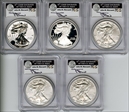2011-P $1 Silver Eagle Rev PR 25th Anniversary Set First Strike PR70