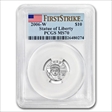 2006-W $10 Burnished St. of Liberty First Strike SP70